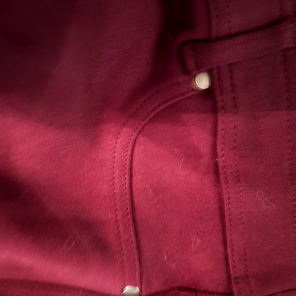 Style & Co. Burgundy Leggings - Picture 5 of 5